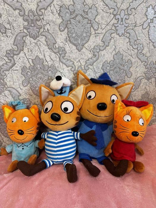 Персонажі з мультика Три Кота