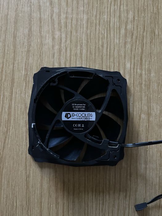 Вентилятор ID-Cooling FL-12025K, 120 х 120мм 1250об/хвилину