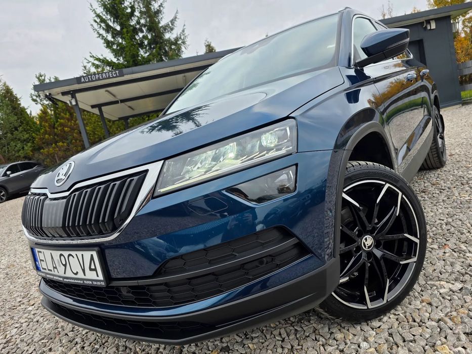Skoda Karoq 150KM DSG Virtual NAVI Android FULL LED Kamera SKÓRA SamParkuje SERWIS