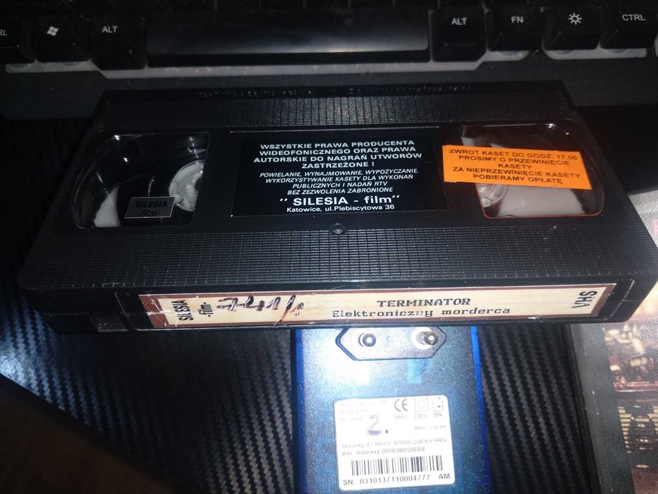 film terminator 1 kaseta wideo VHS mam inne