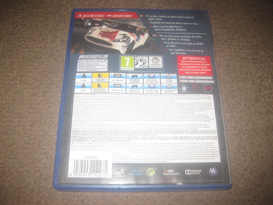 Jogo "Need For Speed Rivals" para a Playstation 4/Impecável!