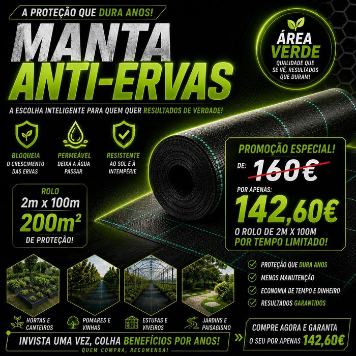 Manta anti-ervas 2x100m