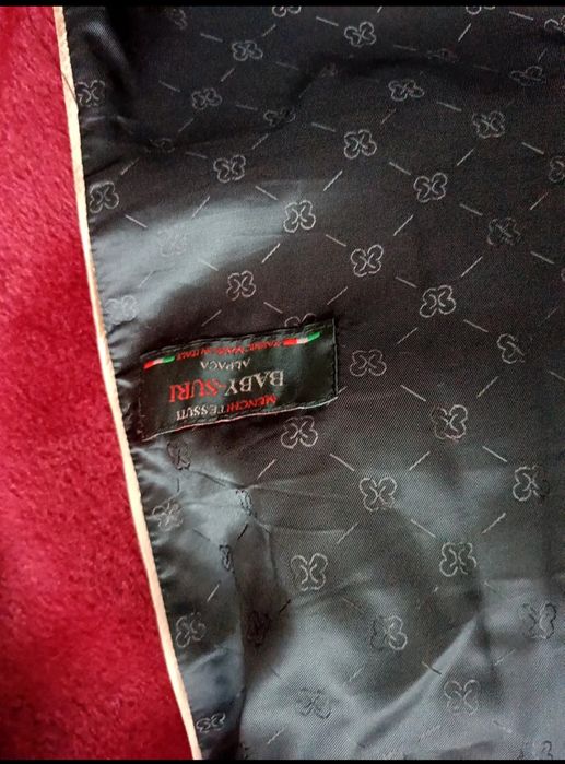 Czerwony oversizowy płaszcz Patrizia Aryton