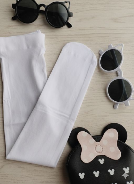 Дитячі колготки білі (капронові)