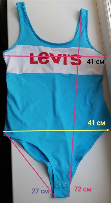 Боді Levi's, розмір М, стильне, спортивне, комбідрес майка