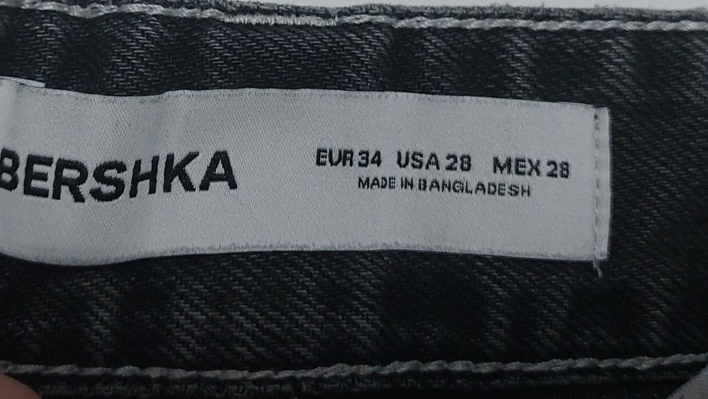 Spodnie baggy Bershka roz 34