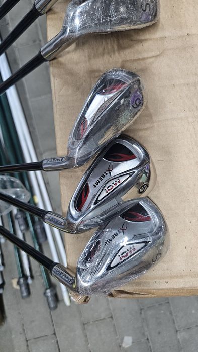 3 kije golfowe Extreme irons 6,9,S nowe