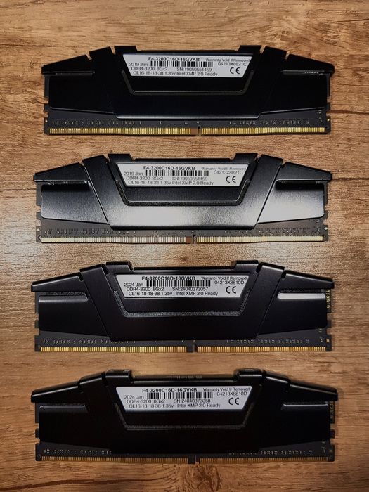 ПРОДАМ! ОЗУ G.Skill Ripjaws V DDR4-3200mhz 4*8GB