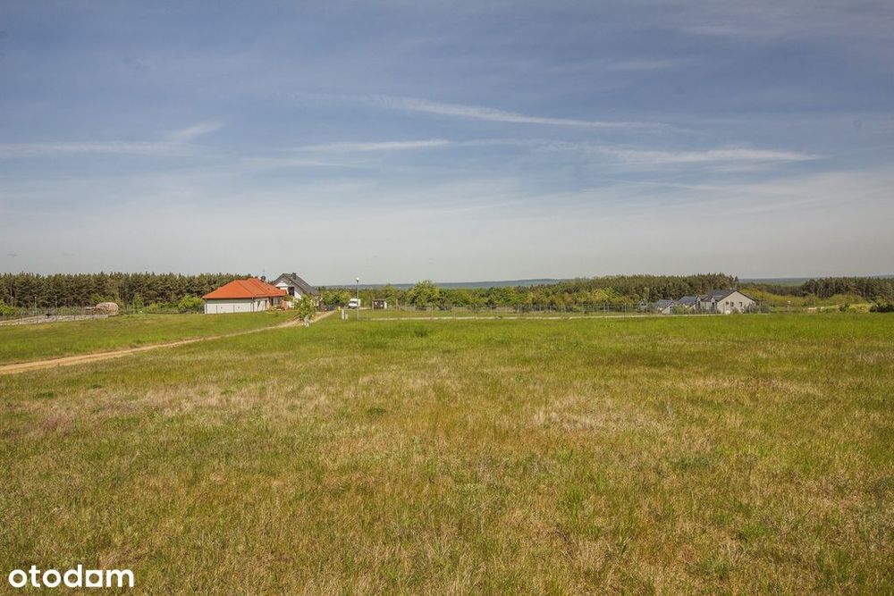 Przytok: 1275m2 pod dom. Media na działce