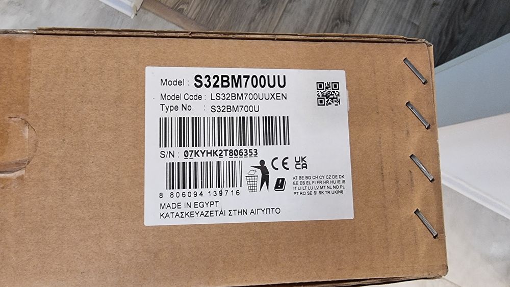 Monitor 32" Samsung S32BM700UU  4K  z funkcją SMART
