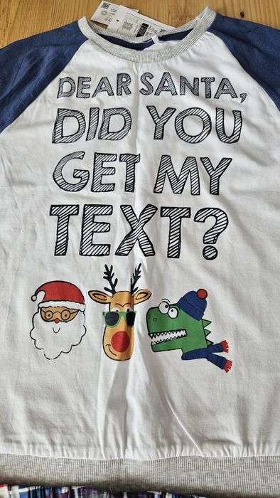 Nowa świąteczna piżama 122 Smyk