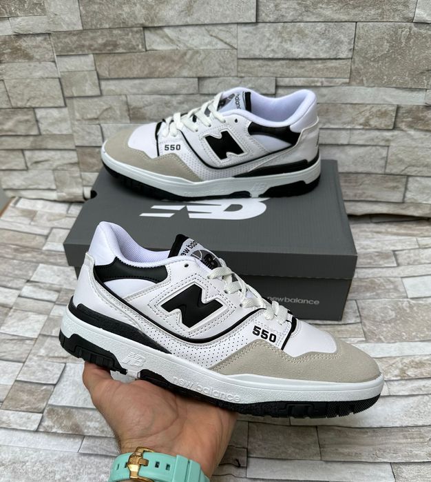 Buty New balance 550 biale czarne szare damskie 39 | PROMOCJA 50%
