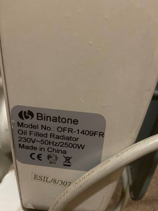 Масляный обогреватель Binatone