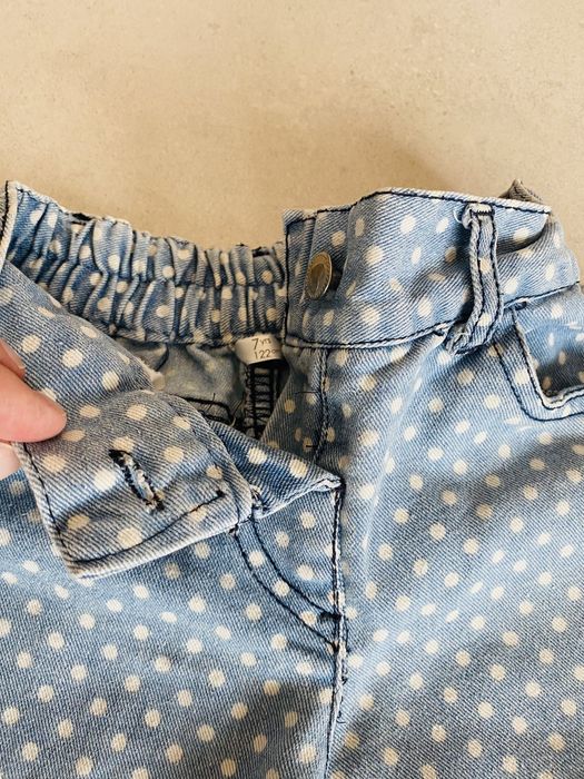 Jeansy dziewczęce r 122