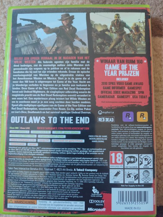 Red Dead Redemption GOTY, Xbox 360