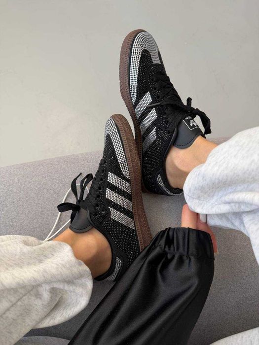 !BIG SALE! Adidas Samba Black Swarovski | 36 37 38 39 40 41