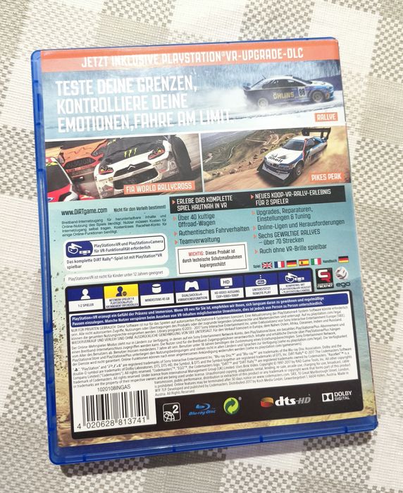 Гра Dirt Rally PS 4