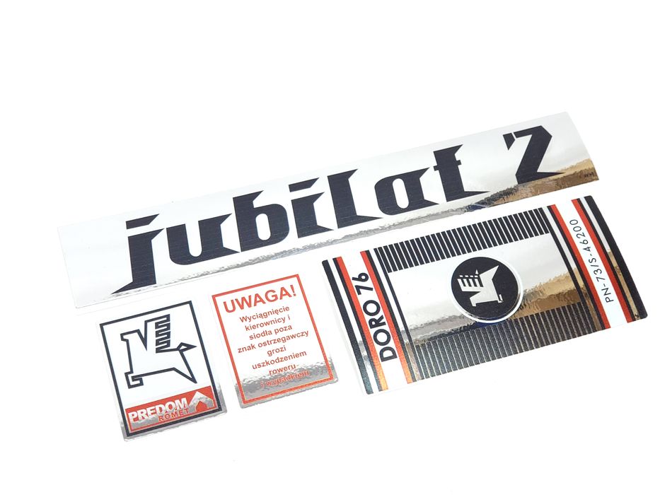 NOWE Naklejki Romet Jubilat 2 komplet