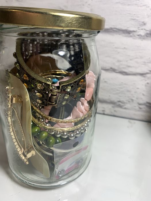 Zestaw biżuterii słoik noespodzianka