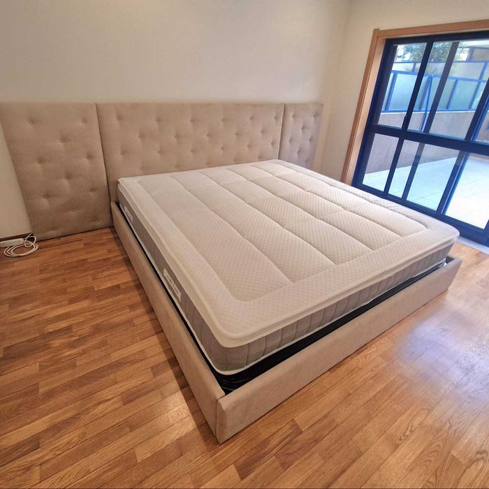 Camas de Casal Estofadas de Luxo 489€ Disp. em Várias Cores! 190x140m!