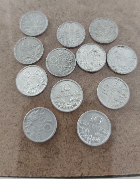 Moeda de 10 centavos em alumínio - Portugal - 1974   0,30€