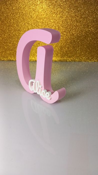 Letras Com nomes. 3D