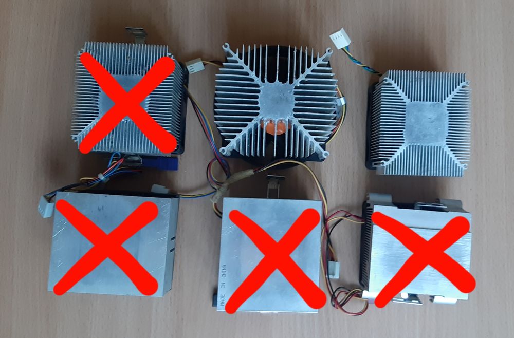 Радіатори охолодження, радіатор+кулер
