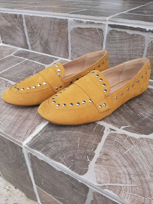 Балетки жіночі гірчичні