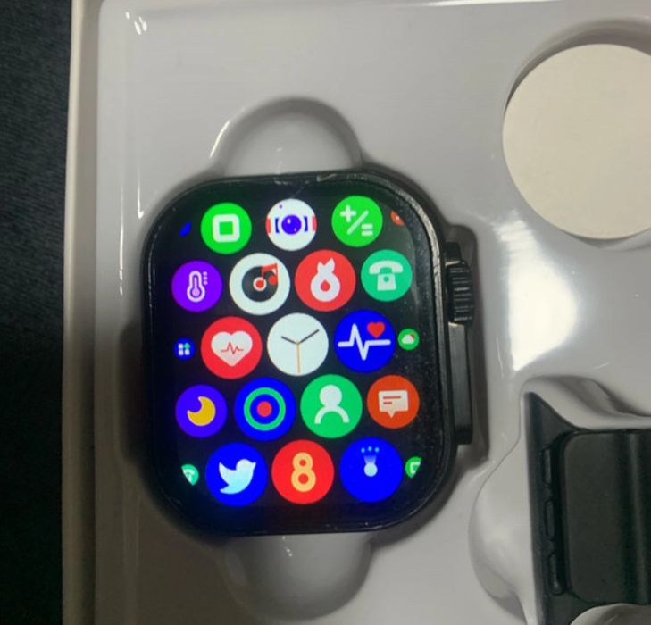 Smart watch 9 ultra como novo com 3 pulseiras novas