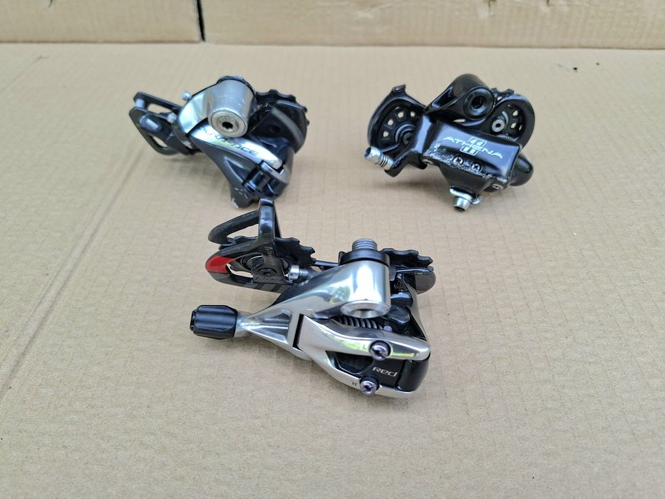 Задня перекидка Sram Red 22, Shimano Dura-Ace RD-9000. Campagnola Athena 11