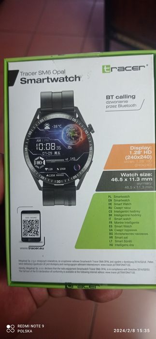 Smartwatch Tracer Opal SM6