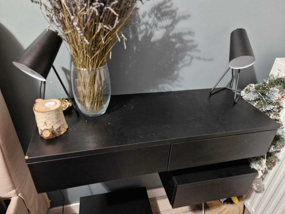 Toaletka czarna typ IKEA 90x35x16