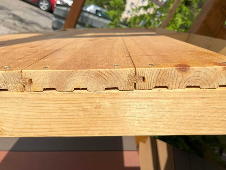 Deska podłogowa, strugana, świerk, szer 146mm, gr 28mm, dł 4,50m,