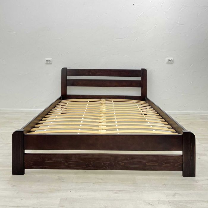 В НАЯВНОСТІ! двоспальне ліжко масивне дерев'яне міцне посилені ламелі