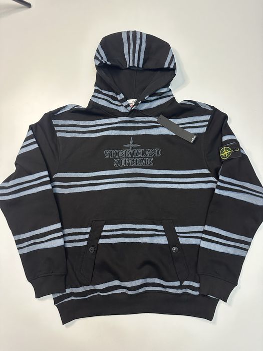 Худи Stone Island x Supreme