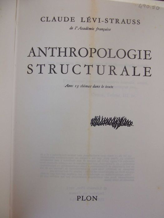 Livros Claude Lévi-Strauss - Antropologia