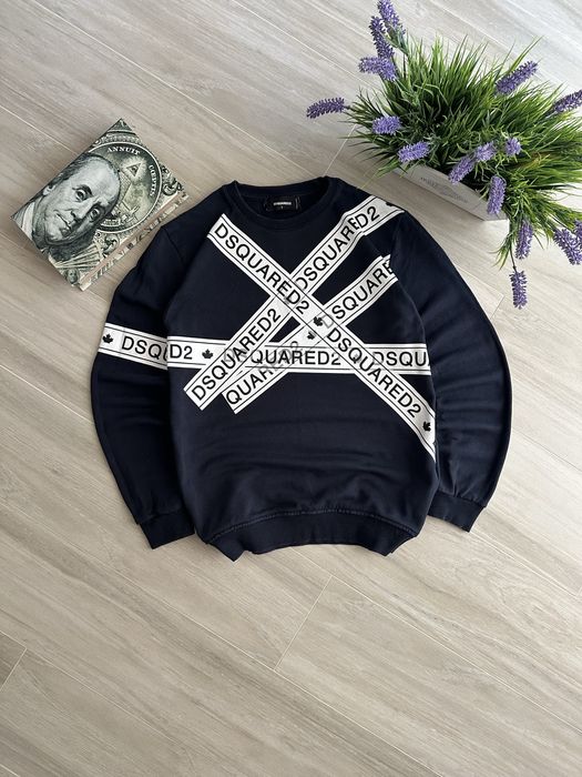 ОРИГІНАЛ! Світшот Dsquared2 y2k drill sk8