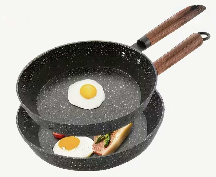 Zestaw 2 patelek patelnie 24cm 28cm do smażenia duszenia gaz indukcja