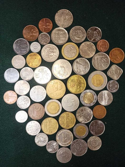 Монети Америки, Каріби - 50 шт. (без повторів)