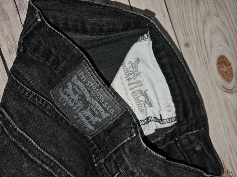 Spodnie Levi's 511 W30 L30 czarne