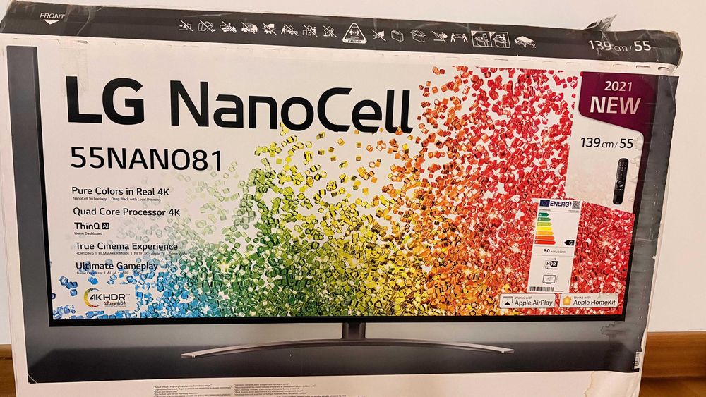 Smart TV LG NanoCell 55" (55NANO81) – Como Nova (Apenas c/ Linhas no Ecrã)