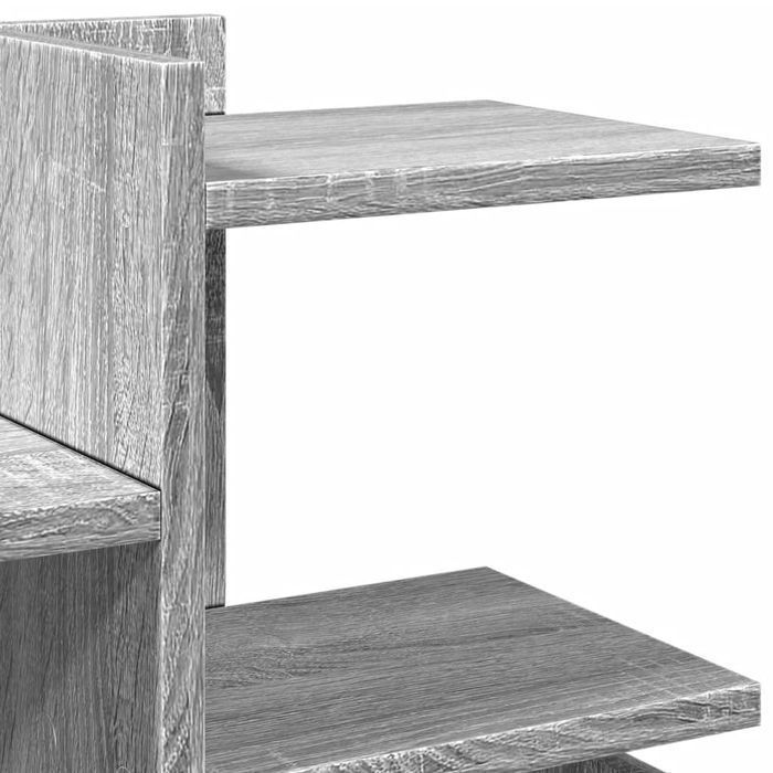 Organizer Na Biurko, Szary Dąb Sonoma, 49X20X52,5 Cm