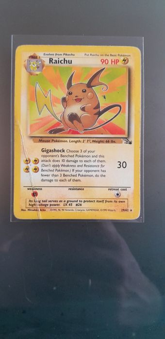 Cartas Pokemon Jungle e Fossil