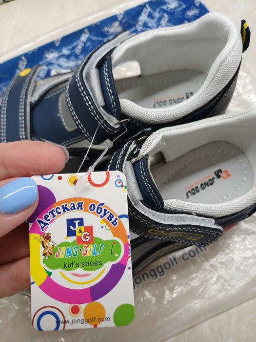 Босоножки сандалии jong golf 31 размер для мальчика стелька 19,5 см НОВЫЕ