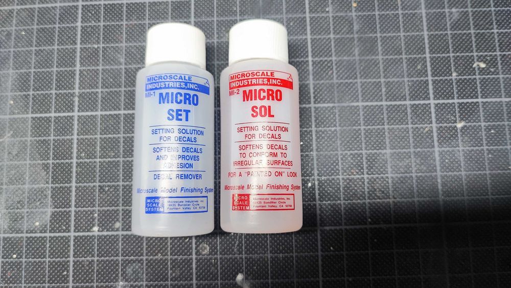 Micro Set e Sol para Modelismo e Decalques NOVOS