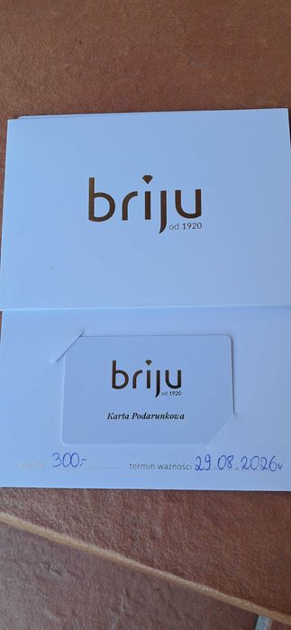 Karta podarunkowa Briju