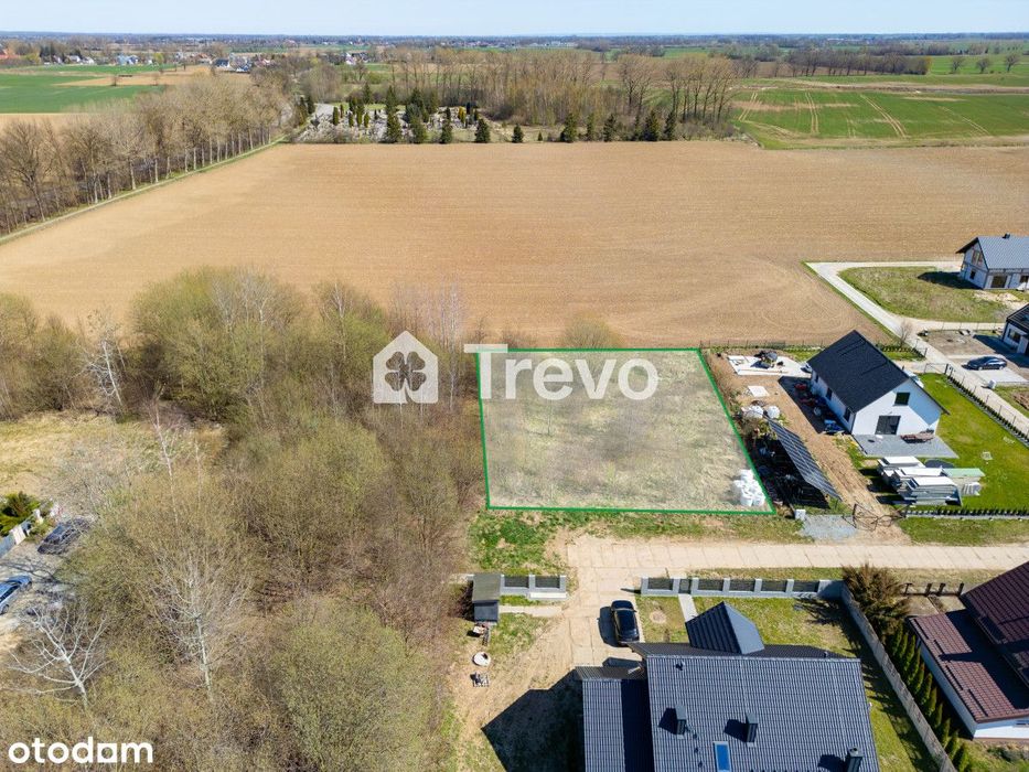 Działka budowlana 1200 m² | Trutnowy | Media - Widok 2