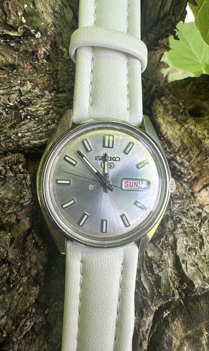 Zegarek automatyczny Seiko 5 podwójny datownik lata 80/90