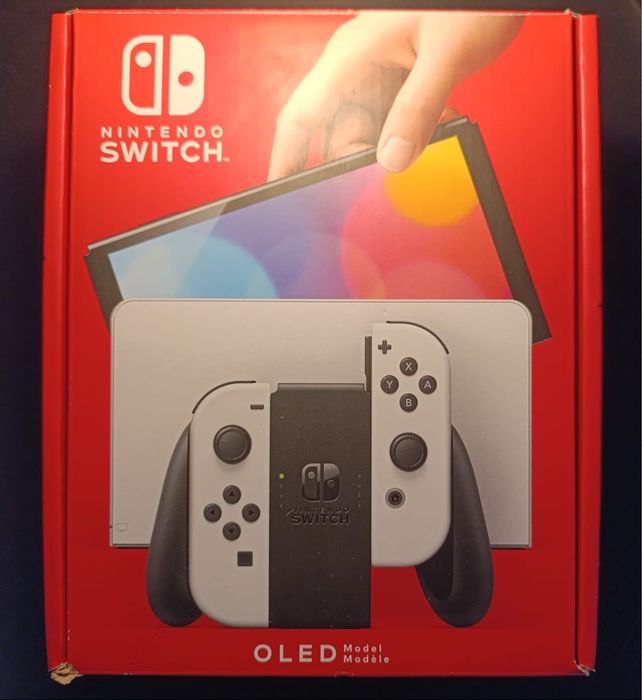 Switch oled em ótimo estado c/ 3 jogos
