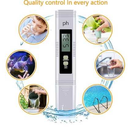 Medidor de PH para água potável, piscinas, aquários, etc